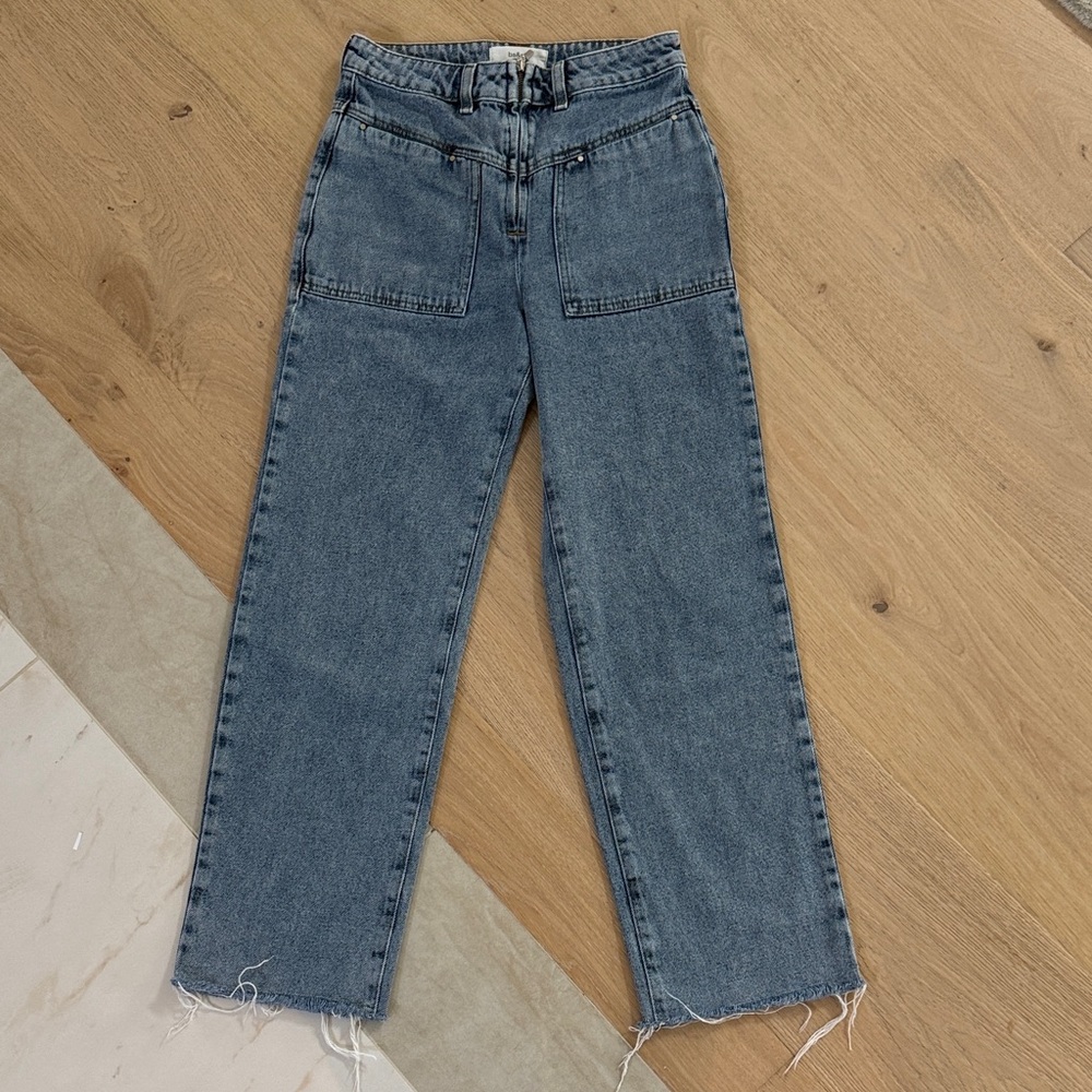 ba&sh Classic Blue Straight Leg Jeans
